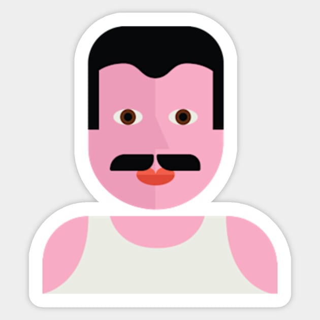 Freddie Mercury Sticker by London Colin